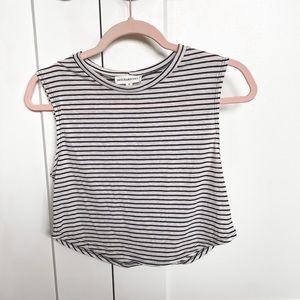 Striped crop top